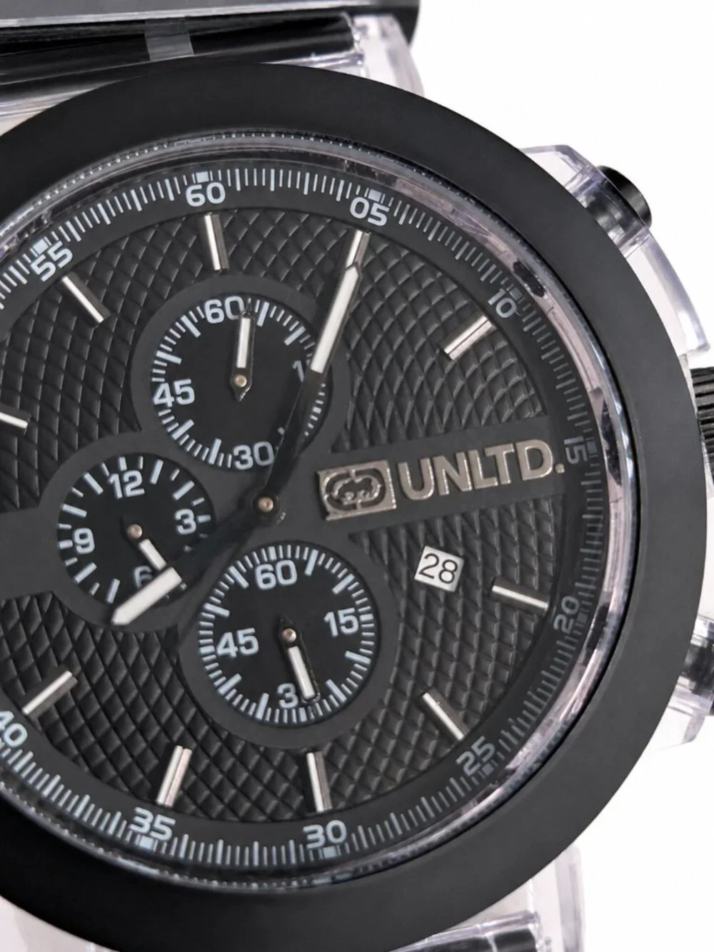 Marc Ecko UNLTD E17516G1 Men’s Chronograph Black Watch w/ Original Box